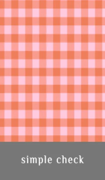[LINE着せ替え] シンプル チェック 8の画像1