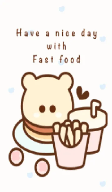 [LINE着せ替え] Little pastel fast food 3の画像1