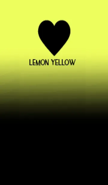 [LINE着せ替え] Black & Lemon Yellow Theme V.5(JP)の画像1