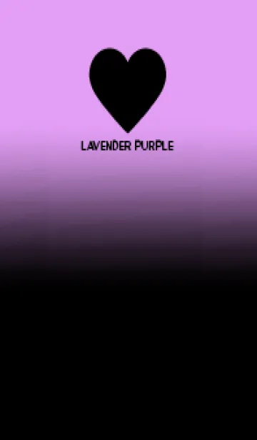 [LINE着せ替え] Black & Lavender Purple Theme V.5 (JP)の画像1