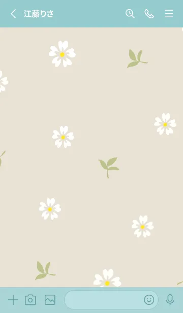 [LINE着せ替え] 小花 かわいい17の画像2