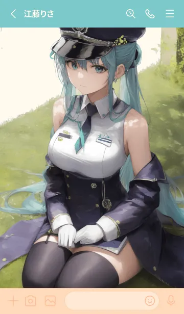 [LINE着せ替え] 美少女工房：軍人の画像2