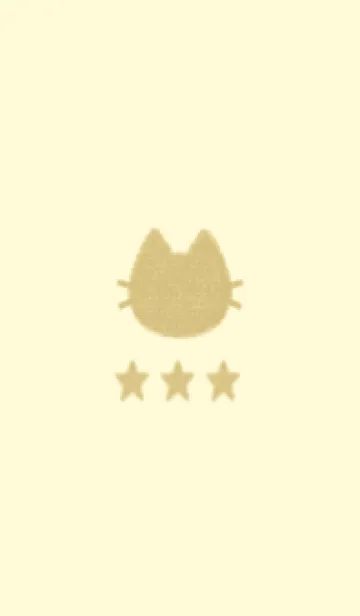 [LINE着せ替え] ねことお星さま(yellow11)の画像1