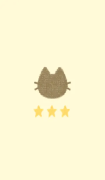 [LINE着せ替え] ねことお星さま(yellow13)の画像1