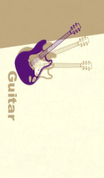 [LINE着せ替え] エレキギター Line  ビオレの画像1