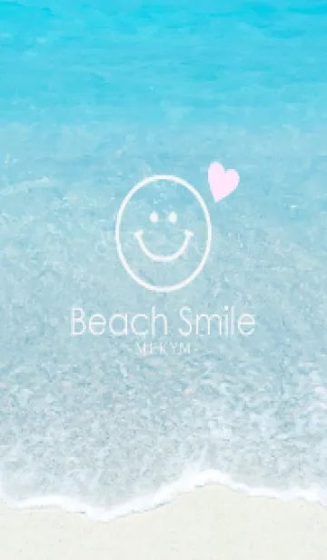 [LINE着せ替え] Beach Smile -HEART- 4の画像1