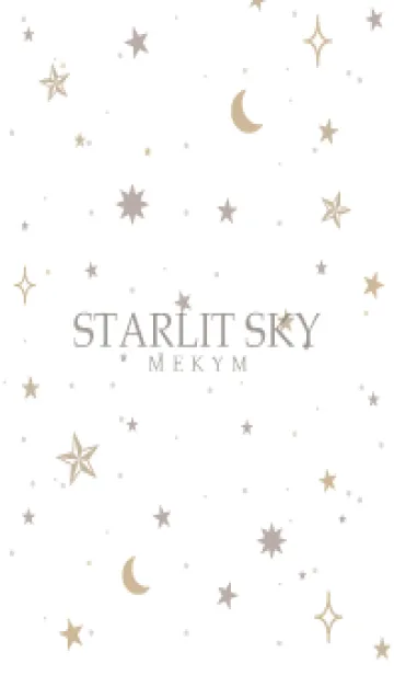 [LINE着せ替え] SIMPLE STARLIT SKY - MEKYM 17の画像1