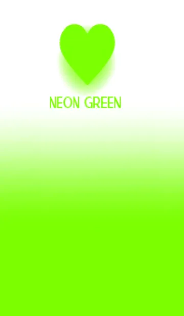 [LINE着せ替え] Neon Green & White Theme V.5 (JP)の画像1