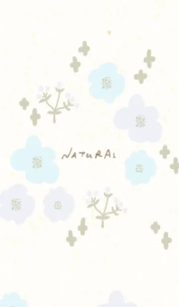 [LINE着せ替え] 2色の花 おしゃれ10の画像1