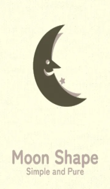 [LINE着せ替え] 月型の着せかえ 枯葉色の画像1