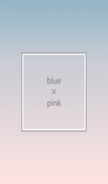 [LINE着せ替え] ブルー × ピンクの画像1