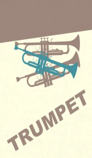 [LINE着せ替え] Trumpet CLR ペールサックスブルーの画像1