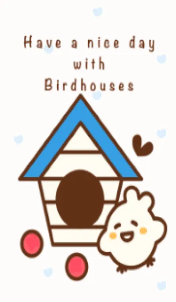 [LINE着せ替え] Happy birdhouse 4の画像1