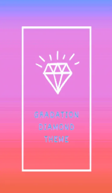 [LINE着せ替え] グラデーション ダイアモンド  308の画像1