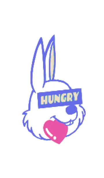 [LINE着せ替え] ハングリーラビット .6の画像1