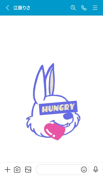 [LINE着せ替え] ハングリーラビット .6の画像2
