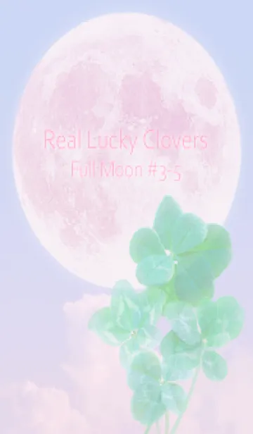 [LINE着せ替え] Real Lucky Clovers Full Moon #3-5の画像1