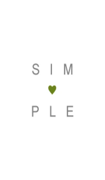 [LINE着せ替え] SIMPLE HEART 122の画像1