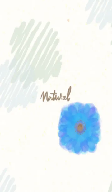 [LINE着せ替え] 水彩 1輪の花7の画像1