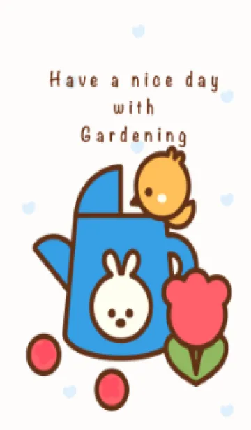 [LINE着せ替え] Happy gardening time 2の画像1