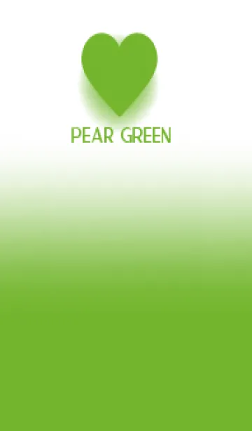 [LINE着せ替え] Pear green & White Theme V.5 (JP)の画像1