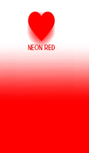 [LINE着せ替え] Neon Red & White Theme V.5 (JP)の画像1