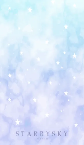 [LINE着せ替え] STARRY SKY -BLUE PURPLE- 5の画像1