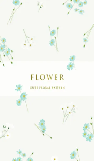 [LINE着せ替え] green優しい小花柄05_1の画像1