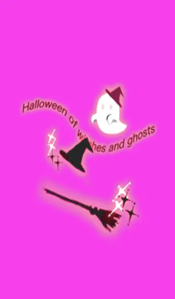 [LINE着せ替え] Happy Halloween！ pumpkin pinkの画像1
