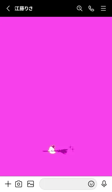 [LINE着せ替え] Happy Halloween！ pumpkin pinkの画像2