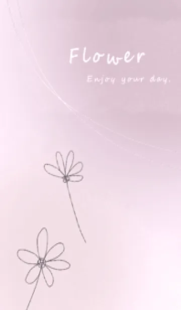pinkpurple♡大人お洒落な花03_1のLINE着せ替え