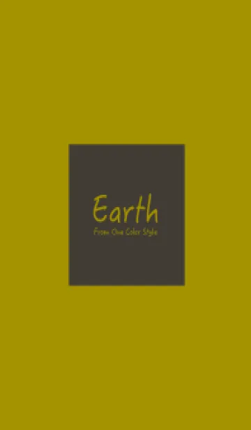 [LINE着せ替え] Earth / カーキ オータムの画像1