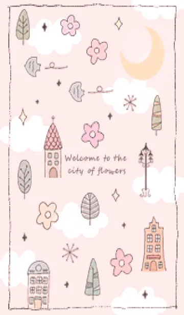 [LINE着せ替え] red♡花の咲く街14_1の画像1