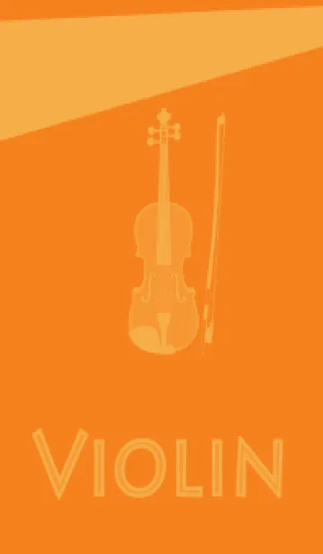 [LINE着せ替え] Violin CLR ナスタチウムオレンジの画像1