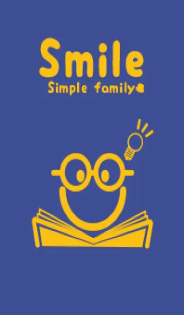 [LINE着せ替え] スマイル＆スタディ コーンフラワーブルーの画像1