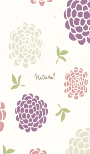 [LINE着せ替え] くすみカラー 鞠 花17の画像1