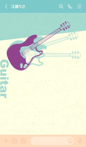 [LINE着せ替え] エレキギター Line  マローの画像2