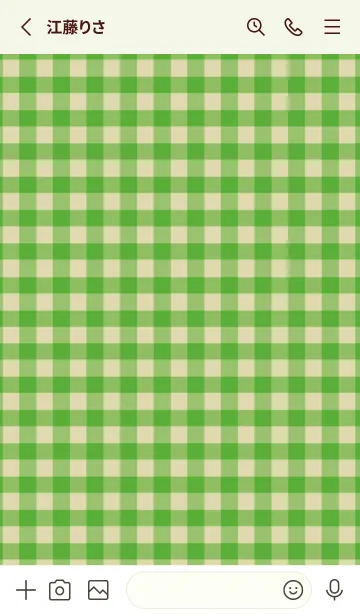 [LINE着せ替え] シンプル チェック 11の画像2