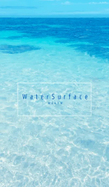 [LINE着せ替え] Water Surface - HAWAII 19の画像1