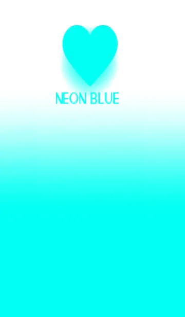 [LINE着せ替え] Neon Blue & White Theme V.5 (JP)の画像1