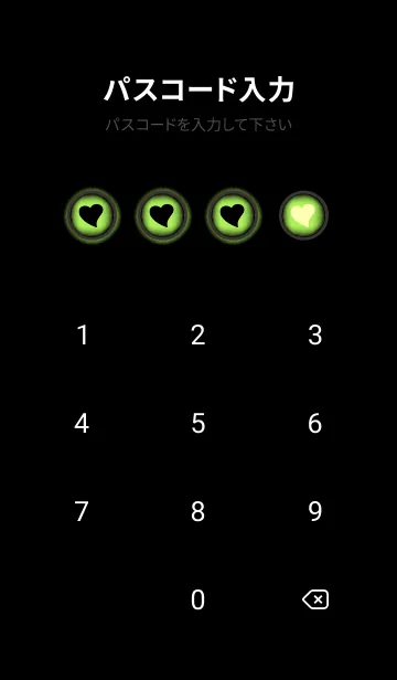 [LINE着せ替え] Black & Lime Green Theme V5 (JP)の画像4