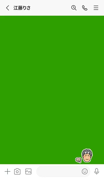 [LINE着せ替え] シニア（女性・長い顔）用着せかえの画像2