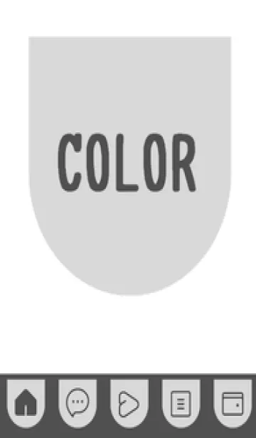 [LINE着せ替え] bw color W38の画像1