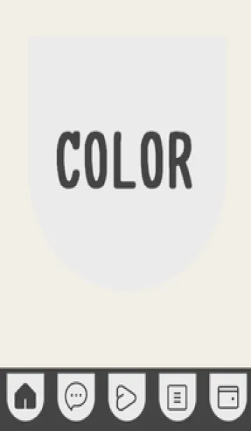 [LINE着せ替え] brown color W37の画像1