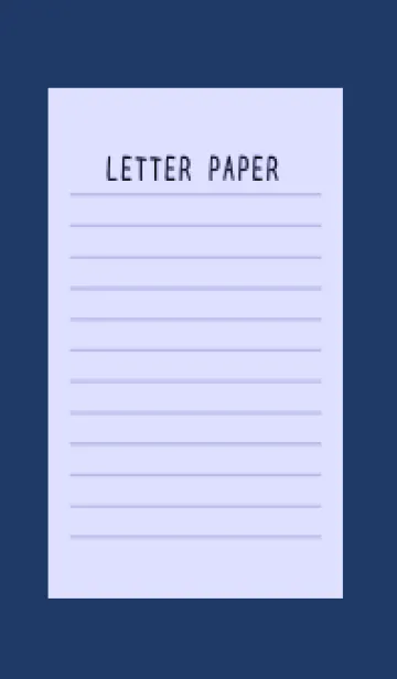 [LINE着せ替え] カラー便箋/ブルーパープル/ネイビーブルーの画像1