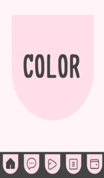 [LINE着せ替え] pink color W36の画像1