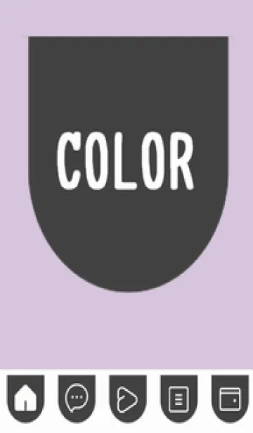 [LINE着せ替え] purple color W40の画像1