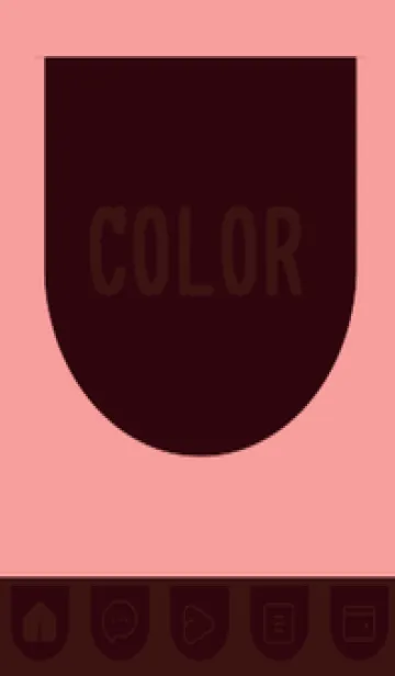 [LINE着せ替え] red color W36の画像1