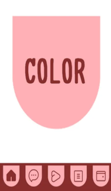 [LINE着せ替え] red color W38の画像1