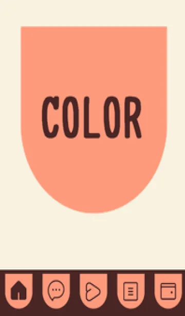 [LINE着せ替え] red color W40の画像1